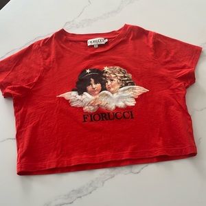 Fiorucci Angels cropped tee